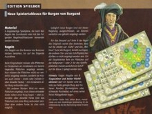 Die Burgen von Burgund: Neue Spielplne