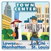 Town Center: Lower Manhattan/Paris La Cite - St. Louis