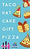 Taco Hat Cake Gift Pizza